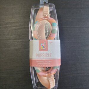 Juice Box Popsicle Swim Goggles with Travel Case NWT Ages 3+ Multicolor Design